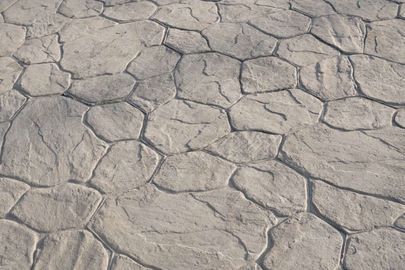 Stamped Patio Construction detail