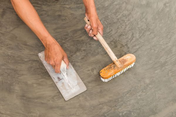 Driveway Concrete Staining Service