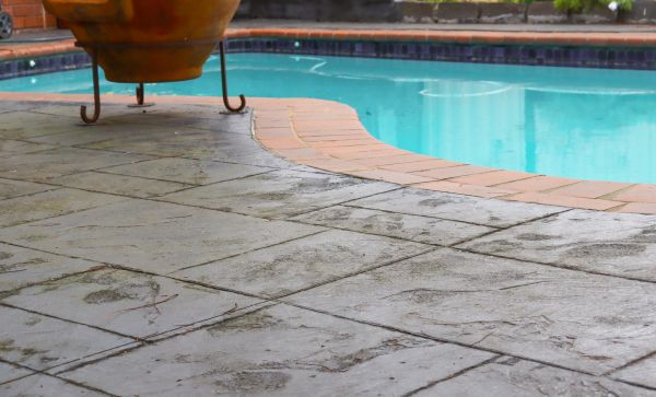 Stamped Patio Construction in Irvine